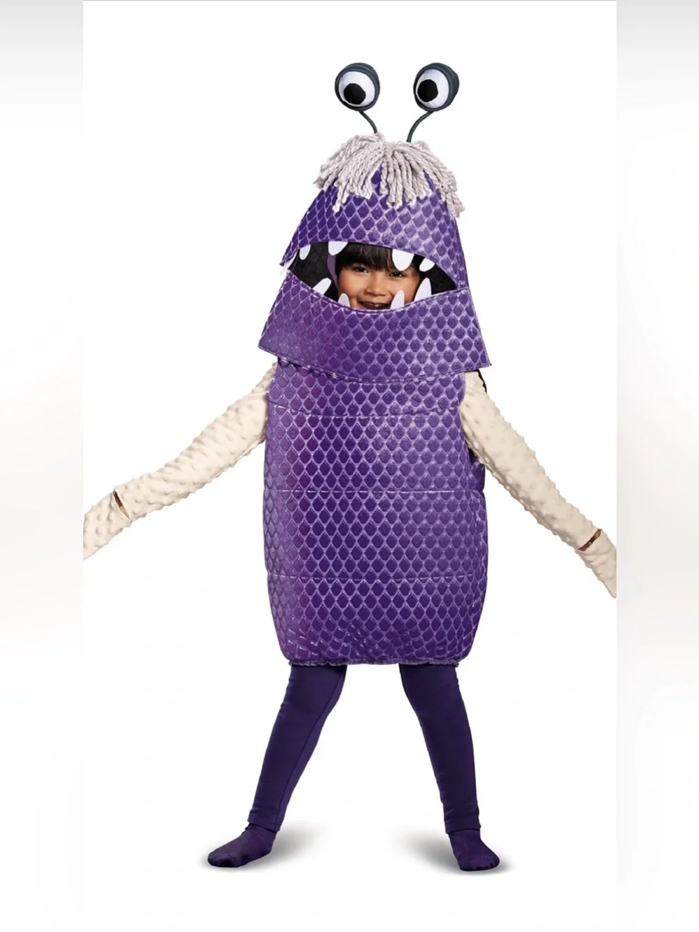 Disguise Monsters Inc BOOPurple Monster Deluxe Costume with Cream Accents